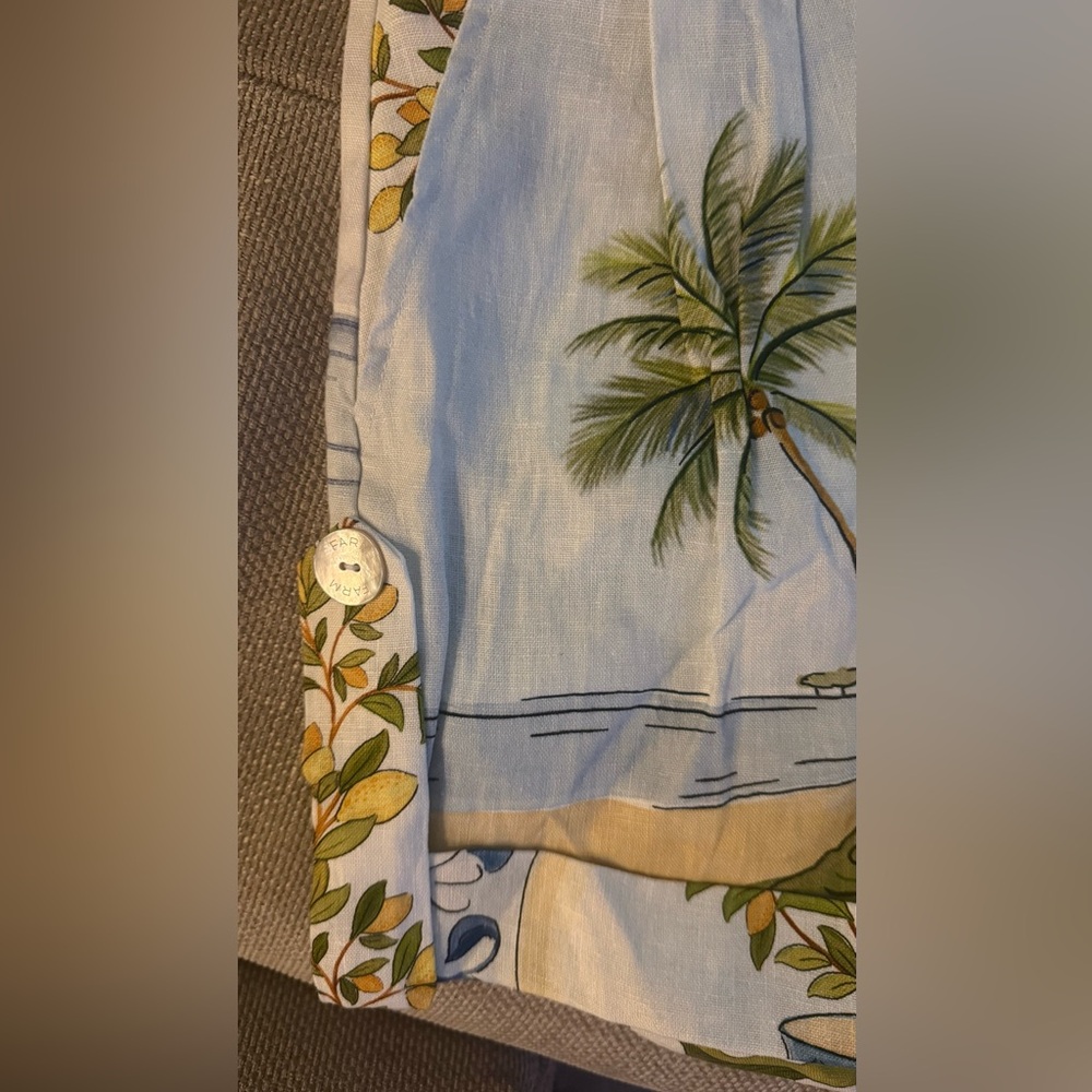 FARM Rio Multicolor Latin Trip Scarves Premium Linen Shorts - Picture 11 of 11